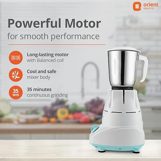 Orient Mixer Grinder Kitchen Kraft 500W AC GHAR